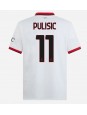 AC Milan Christian Pulisic #11 Gostujuci Dres 2024-25 Kratak Rukavima